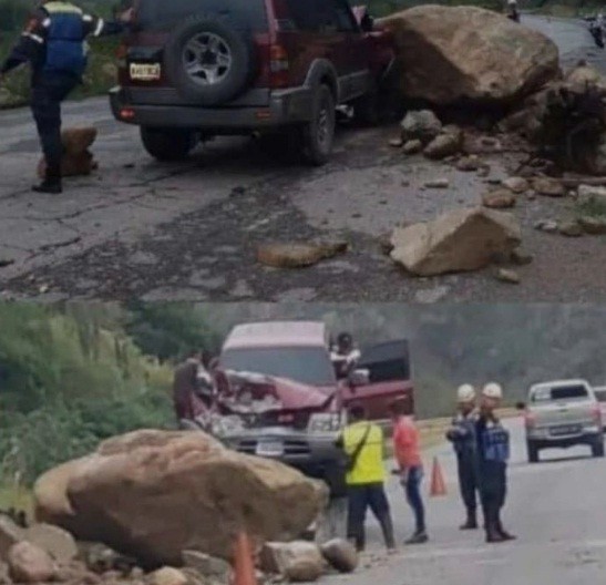 Diario Frontera, Frontera Digital,  COLISIÓN, Sucesos, ,UN LESIONADO TRAS VEHÍCULO DONDE VIAJABA
COLISIONÓ CON UNA ROCA EN SUCRE DE MÉRIDA