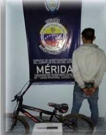 Diario Frontera, Frontera Digital,  DETENIDO, Sucesos, ,POLICÍA APREHENDIÓ A JOVEN POR ROBAR
BICICLETA A UN ADOLESCENTE EN MÉRIDA