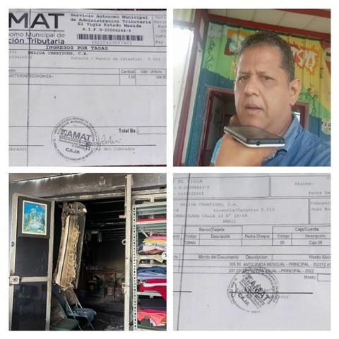 Diario Frontera, Frontera Digital,  SAMAT EL VIGÍA, El Vigía Panamericana, ,SAMAT EL VIGÍA COBRÓ IMPUESTOS ESTABLECIMIENTO 
POR INACTIVIDAD COMERCIAL POR INCENDIO