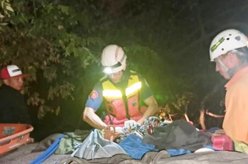 Diario Frontera, Frontera Digital,  CUERPO DE BOMBEROS, EJIDO, Sucesos, ,BOMBEROS RESCATARON A CIUDADANO 
DE UNA PENDIENTE DE 40 METROS EN EJIDO