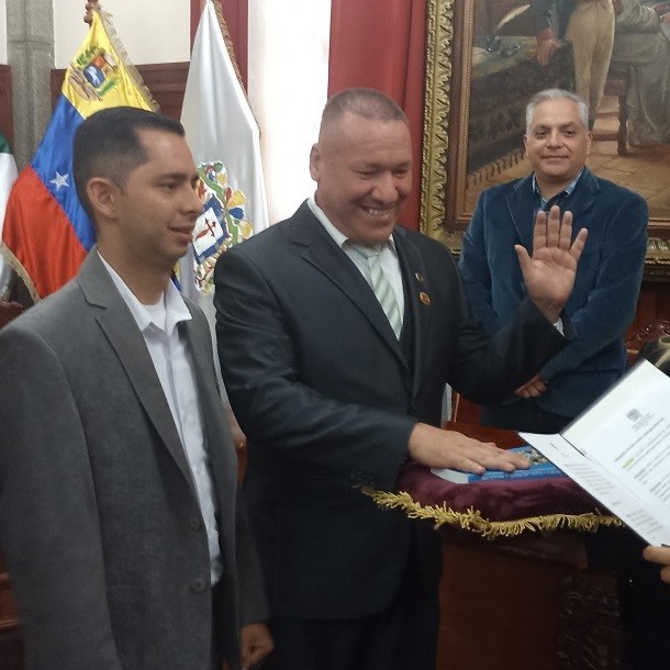 Diario Frontera, Frontera Digital,  JESUS ARAQUE RUIZ, Politica, ,Alcalde Jesús Araque acompañó juramentación de autoridades del Concejo Municipal de Libertador
