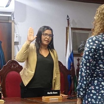 Diario Frontera, Frontera Digital,  Marilin Rivera, CONCEJO MUNICIPAL TULIO FEBRES CORDERO, TFC, UNT, Panamericana, ,Marilin Rivera se juramentó como presidenta del Concejo Municipal de TFC