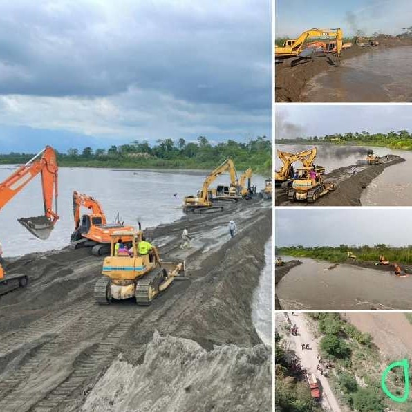 Diario Frontera, Frontera Digital,  Asociación Cooperativa Ocando, El Vigía Panamericana, ,LLUVIAS Y CRECIDA DEL RÍO CHAMA ACABARON CON TRABAJOS EN LA PELOTA