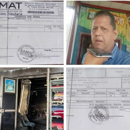 Diario Frontera, Frontera Digital,  SAMAT EL VIGÍA, El Vigía Panamericana, ,SAMAT EL VIGÍA COBRÓ IMPUESTOS ESTABLECIMIENTO 
POR INACTIVIDAD COMERCIAL POR INCENDIO
