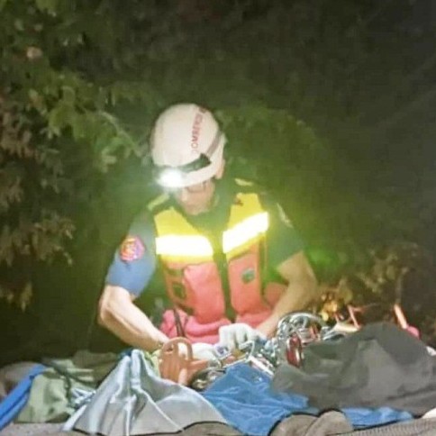 Diario Frontera, Frontera Digital,  CUERPO DE BOMBEROS, EJIDO, Sucesos, ,BOMBEROS RESCATARON A CIUDADANO 
DE UNA PENDIENTE DE 40 METROS EN EJIDO