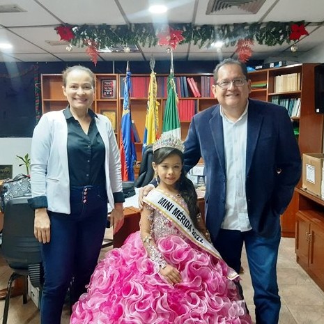 Diario Frontera, Frontera Digital,  Alcalde Lisandro Segura, Estefani Parra, Mini Mérida 2022, El Vigía Panamericana, ,Alcalde Lisandro Segura recibió en su despacho 
a Estefani Parra, Mini Mérida 2022