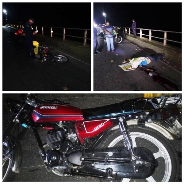 Diario Frontera, Frontera Digital,  FALLECIÓ MOTORIZADO, PUENTE CHAMA, EL VIGÍA, Sucesos, ,Motorizado falleció tras impactar 
con estructura del puente Chama de El Vigía