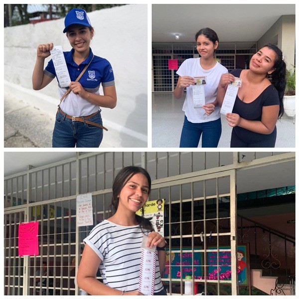 Diario Frontera, Frontera Digital,  Acción Democrática de El Vigía, CNE, El Vigía Panamericana, ,Acción Democrática de El Vigía satisfecha
con los jóvenes tras acudir al CNE a inscribirse