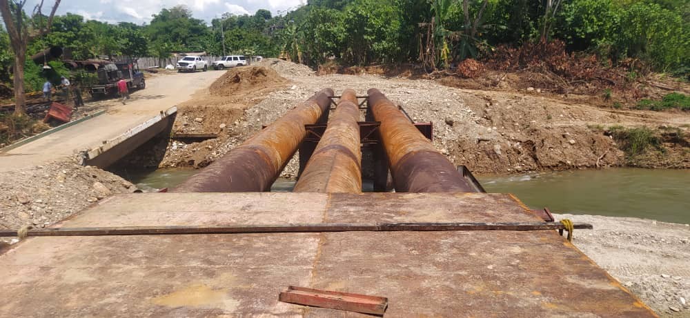 Diario Frontera, Frontera Digital,  paso provisional de Onia, El Vigía Panamericana, ,Gobierno bolivariano trabaja en mejoras del paso provisional de Onia