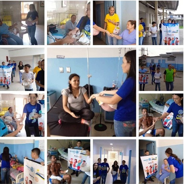 Diario Frontera, Frontera Digital,  Interact El Vigía, hospital Adam Muñoz Callejas, El Vigía Panamericana, ,Interact El Vigía entregó  50 arepas a pacientes 
y familiares del hospital Adam Muñoz Callejas