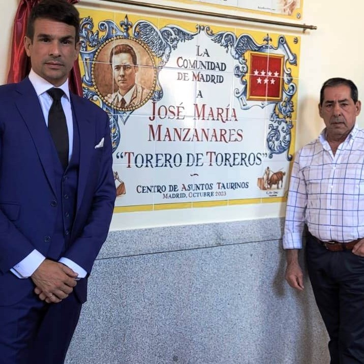 Diario Frontera, Frontera Digital,  maestro José María Manzanares, MADRID, PLAZA DE LAS VENTAS, MADRID, Entretenimiento, ,El maestro José María Manzanares 
ya tiene un azulejo en la plaza de toros de Las Ventas