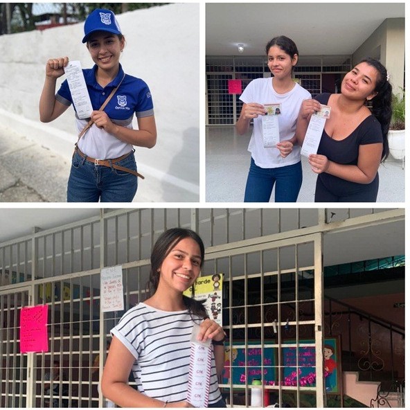 Diario Frontera, Frontera Digital,  Acción Democrática de El Vigía, CNE, El Vigía Panamericana, ,Acción Democrática de El Vigía satisfecha
con los jóvenes tras acudir al CNE a inscribirse