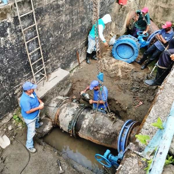 Diario Frontera, Frontera Digital,  DIQUE RIO CACIQUE, ALBERTO ADRIANI, MÉRIDA, El Vigía Panamericana, ,Fuerza laboral de Aguas de Mérida avanza en la recuperación 
del dique de río Cacique en el municipio Alberto Adriani