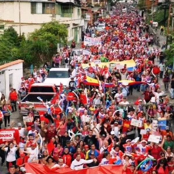 Diario Frontera, Frontera Digital,  MARCHA EL CHAMA, JESÚS ARAQUE, Politica, ,Chavismo en El Chama y Jacinto Plaza desbordaron 
sus calles en respaldo al Presidente Maduro