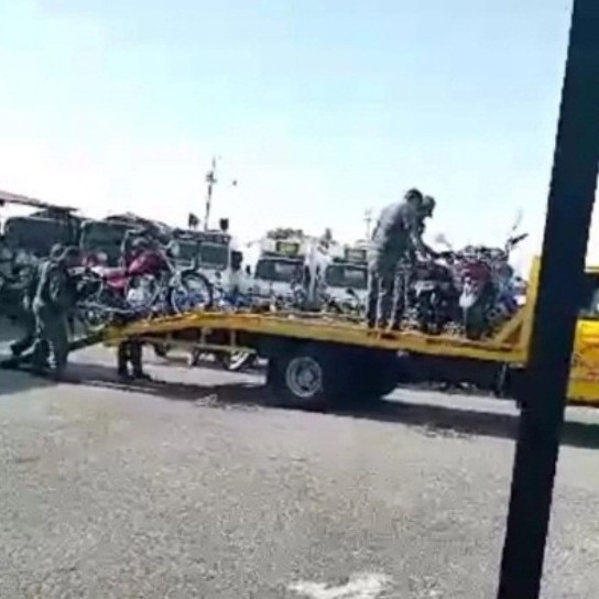 Diario Frontera, Frontera Digital,  PROTESTA MOTOTAXISTAS, EL VIGÍA, Sucesos, ,Mototaxistas denuncian el atropello por efectivos 
de la GNB en retener sus vehículos en El Vigía