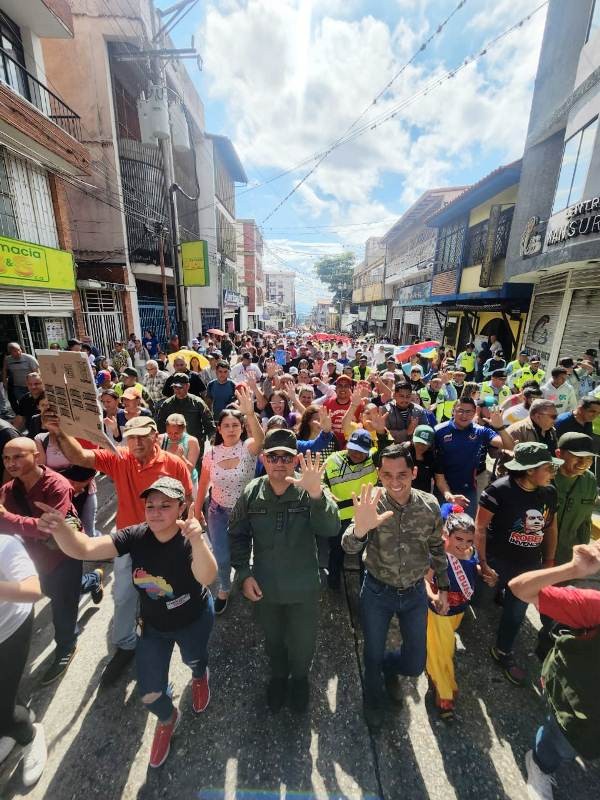 Diario Frontera, Frontera Digital,  PSUV - LIBERTADOR, jesus araque, guayana esequiba, Politica, ,Merideños marcharon en defensa del Esequibo