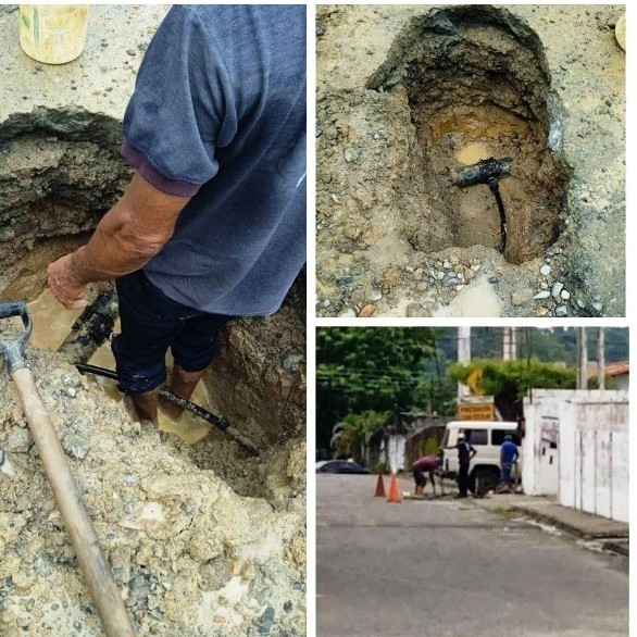 Diario Frontera, Frontera Digital,  URB PRIMERO DE MAYO, EL VIGÍA, El Vigía Panamericana, ,Aguas de Mérida repara los botes de agua
en la urbanización Primero de Mayo de El Vigía