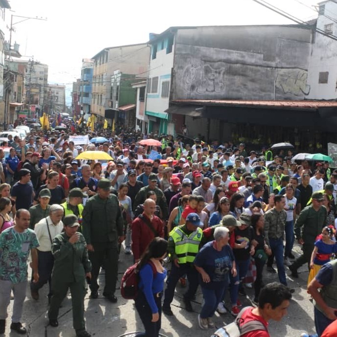 Diario Frontera, Frontera Digital,  MARCHA MÉRIDA, Politica, ,Merideños en unión cívico-militar marcharon por el Esequibo