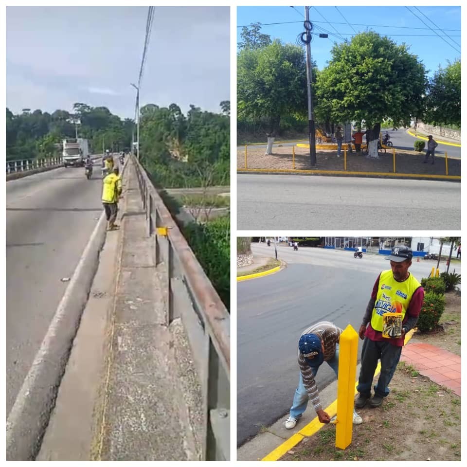 Diario Frontera, Frontera Digital,  El Vigía, Lisandro Segura, Plan Renacer, Gerencia de Vialidad, Alberto Adriani, PNB, El Vigía Panamericana, ,Personal de la Gerencia de Vialidad barrieron el puente Chama de El Vigía