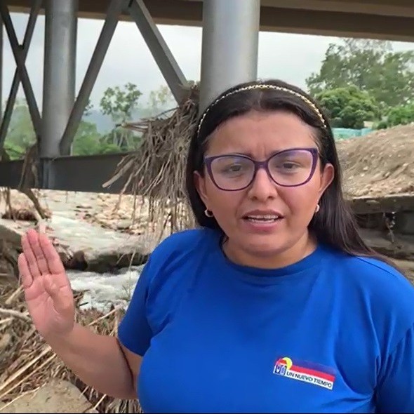 Diario Frontera, Frontera Digital,  Marilin Rivera, Concejo Municipal, Tulio Febres Cordero, río Arenoso, Jehyson Guzmán, UNT, Mérida, Panamericana, ,Concejal Marilin Rivera: en Mérida puente sobre el río Arenoso podría colapsar debido a fallas en su estructura