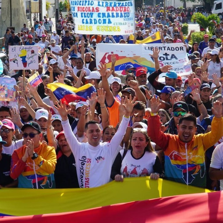 Diario Frontera, Frontera Digital,  Cierre de campaña esequibo, jesus araque, municipio libertador, Mérida, Politica, ,Municipio Libertador de Mérida dijo presente en cierre de campaña Venezuela Toda
