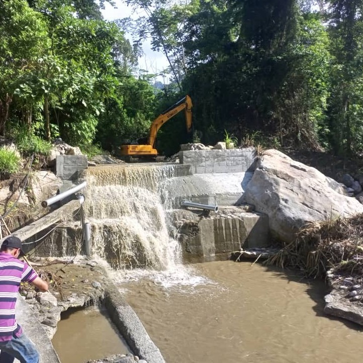 Diario Frontera, Frontera Digital,  DIOQUE RÍO CACIQUE, ALBERTO ADRIANI, El Vigía Panamericana, ,Recuperaron captación en el río “Cacique” aumentando 
el caudal de entrada al sistema El Vigía