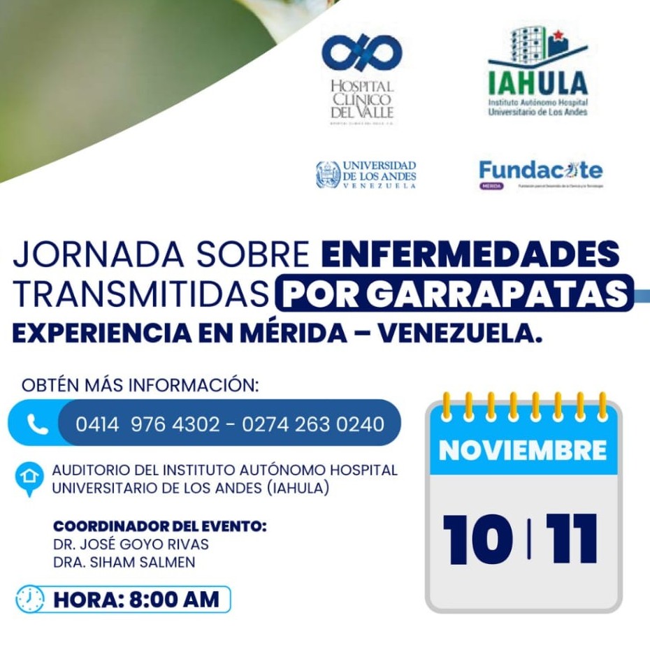 Diario Frontera, Frontera Digital,  Enfermedades Transmitidas por Garrapatas, JORNADA DOCENTE, ACADÉMICA, Salud, ,Este viernes 10 de noviembre se efectuará 
Jornada sobre Enfermedades Transmitidas por Garrapatas