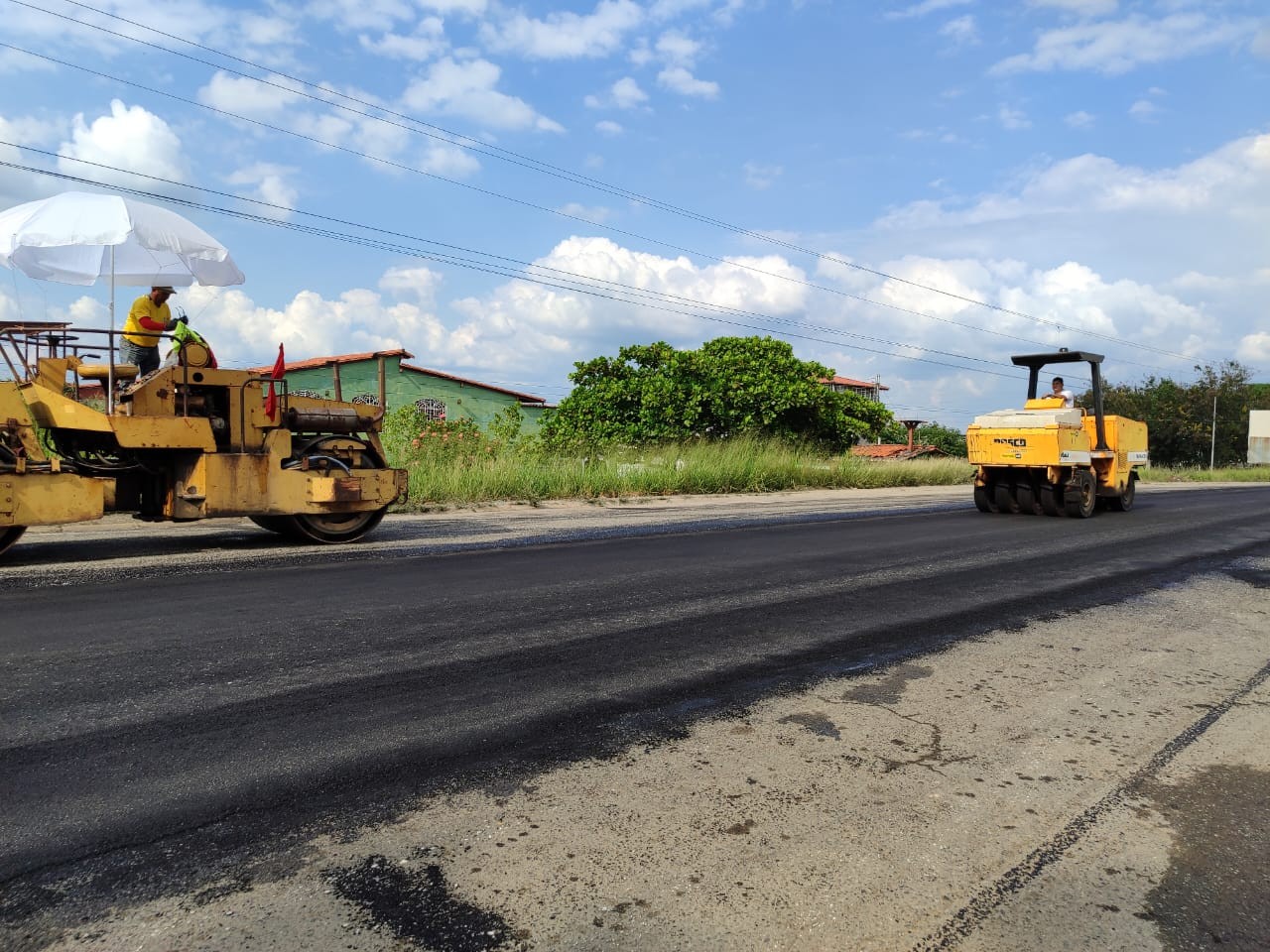 Diario Frontera, Frontera Digital,  Aguas de Mérida, asfaltado, Plan de Asfalto, Oswaldo Ferrer, Jehyson Guzmán, El Vigía Panamericana, ,Avanza Plan de Asfalto en la Troncal 001 del municipio Alberto Adriani de Mérida