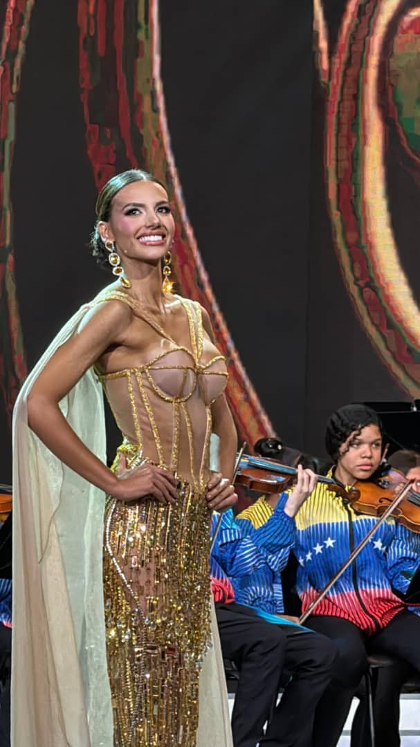 Diario Frontera, Frontera Digital,  Miss Venezuela, Mérida, Daniela Celis, 2da Finalista, Entretenimiento, ,Daniela en el sitial de honor en  el Miss Venezuela