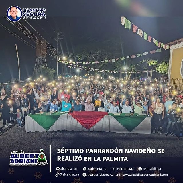 Diario Frontera, Frontera Digital,  municipio Alberto Adriani, El Vigía, La Palmita, Lisandro Segura, El Vigía Panamericana, ,Séptimo Parrandón navideño se realizó en La Palmita