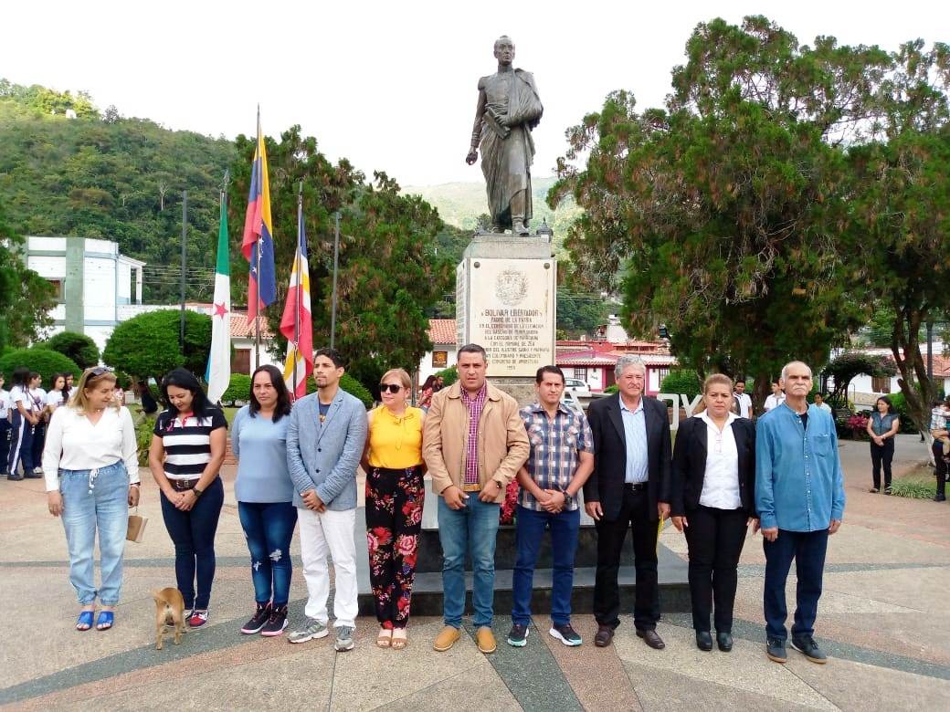 Diario Frontera, Frontera Digital,  ZEA, DÍA DE LA JUVENTUD, Mocoties, ,Con acto Cívico en la Plaza Bolívar 
autoridades en Zea celebraron el día de la Juventud