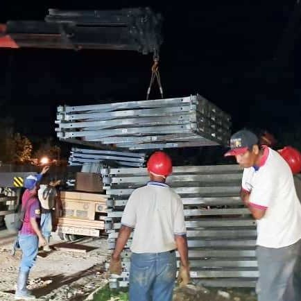 Diario Frontera, Frontera Digital,  Jehyson Guzmán, OUENTE CAGUA, SANTA APOLONIA, PUENTES CAGUA, El Vigía Panamericana, ,Jehyson Guzmán entregó secciones metálicas para puente Cagua