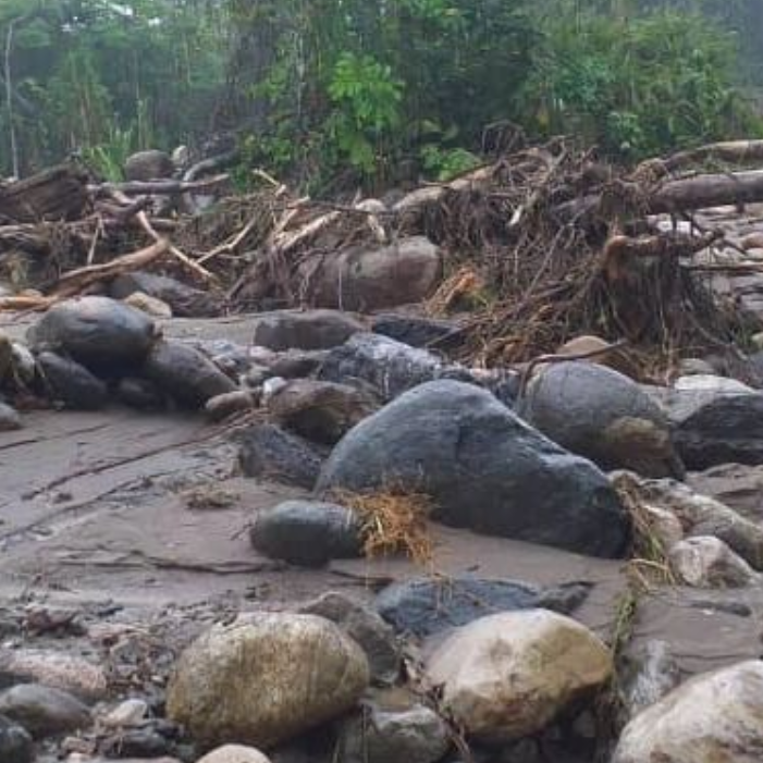 Diario Frontera, Frontera Digital,  DAÑOS DIQUES TOMA, RÍO CACIQUE, CAÑA BRAVA, El Vigía Panamericana, ,Crecida del río Caña Brava y Cacique deja daños 
en diques de captación en Alberto Adriani