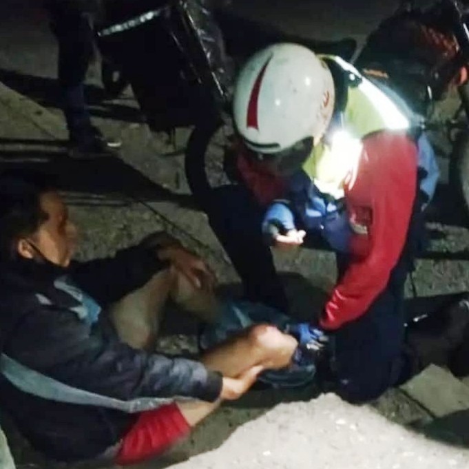 Diario Frontera, Frontera Digital,  Joven motorizado, Sucesos, ,Joven motorizado resultó lesionado
en vuelco sobre la vía en Ejido