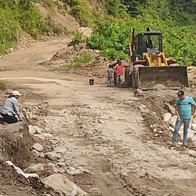 Diario Frontera, Frontera Digital,  Santa Apolonia, Municipio Tulio Febres Cordero, El Vigía Panamericana, ,Jehyson Guzmán trabaja por la recuperación vial en Santa Apolonia