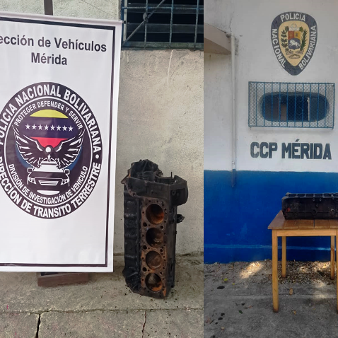 Diario Frontera, Frontera Digital,  PNB, MOTOR DE VEHÍCULO, Sucesos, ,PNB recuperó motor y block de vehículo 
por solicitud ante el Sistema SIIPOL en Tucaní y El Pedregal