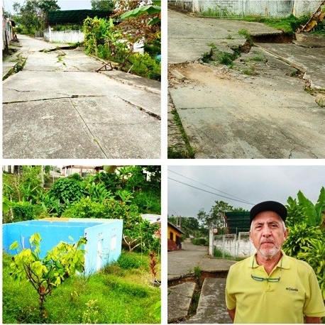 Diario Frontera, Frontera Digital,  LA PALMITA, MUNICIPIO ALBERTO ADRIANI, EL VIGÍA, MÉRIDA, JEHYSON GUZMÁN, El Vigía Panamericana, ,Habitantes solicitan al gobernador Jehyson Guzmán 
arreglo de la calle El Cañaveral de La Palmita
