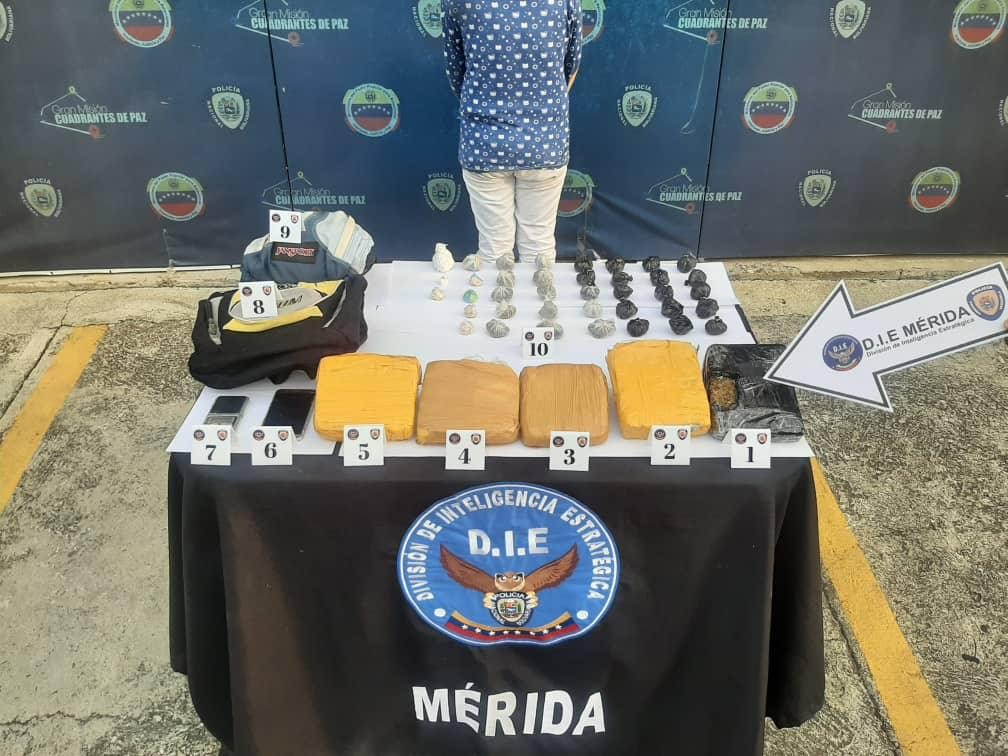 Diario Frontera, Frontera Digital,  DROGA, PNB, Sucesos, ,PNB capturó a una mujer con casi tres kilos de droga en Mérida