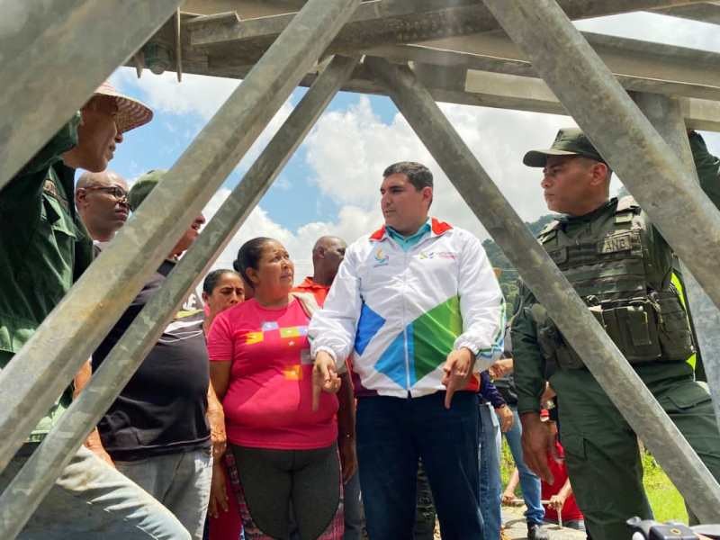 Diario Frontera, Frontera Digital,  PUENTE, SANTA APOLONIA, MÉRIDA, GOBIERNO DE MÉRIDA, JEHYSON GUZMÁN, El Vigía Panamericana, ,Culminan armado del puente para Santa Apolonia y Las Marías