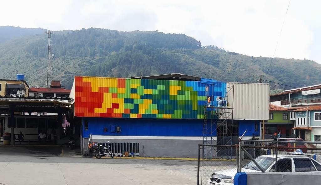 Diario Frontera, Frontera Digital,  ALCALDÍA DE TOVAR, MURALES, TERMINAL DE PASAJEROS, Mocoties, ,Obra muralística le da nueva imagen 
al terminal de pasajeros de Tovar