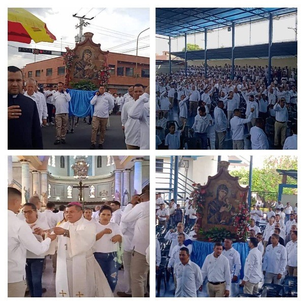 Diario Frontera, Frontera Digital,  Mil Hombres Rezando el Rosario, DIÓCESIS EL VIGÍA SAN CARLOS DEL ZULIA, El Vigía Panamericana, ,Mil hombres rezando el rosario congregó 
la diócesis El Vigía - San Carlos del Zulia