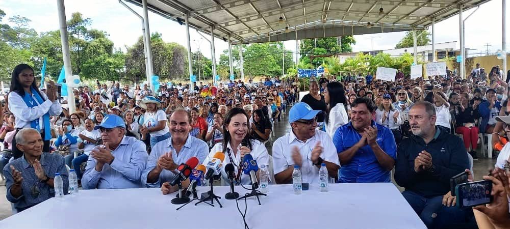 Diario Frontera, Frontera Digital,  VENTE VENEZUELA, MARÍA CORINA MACHADO, Politica, ,“¡Ganamos o ganamos!: María Corina encabeza 
multitudinario acto de mujeres en Guayana