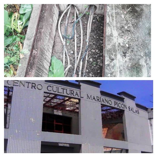 Diario Frontera, Frontera Digital,  HURTARON CABLEADO, CENTRO CULTRUA MARIANO PICÓN SALAS, EL VIGÍA, El Vigía Panamericana, ,Centro Cultural Mariano Picón Salas
de El Vigía le hurtaron cableado eléctrico