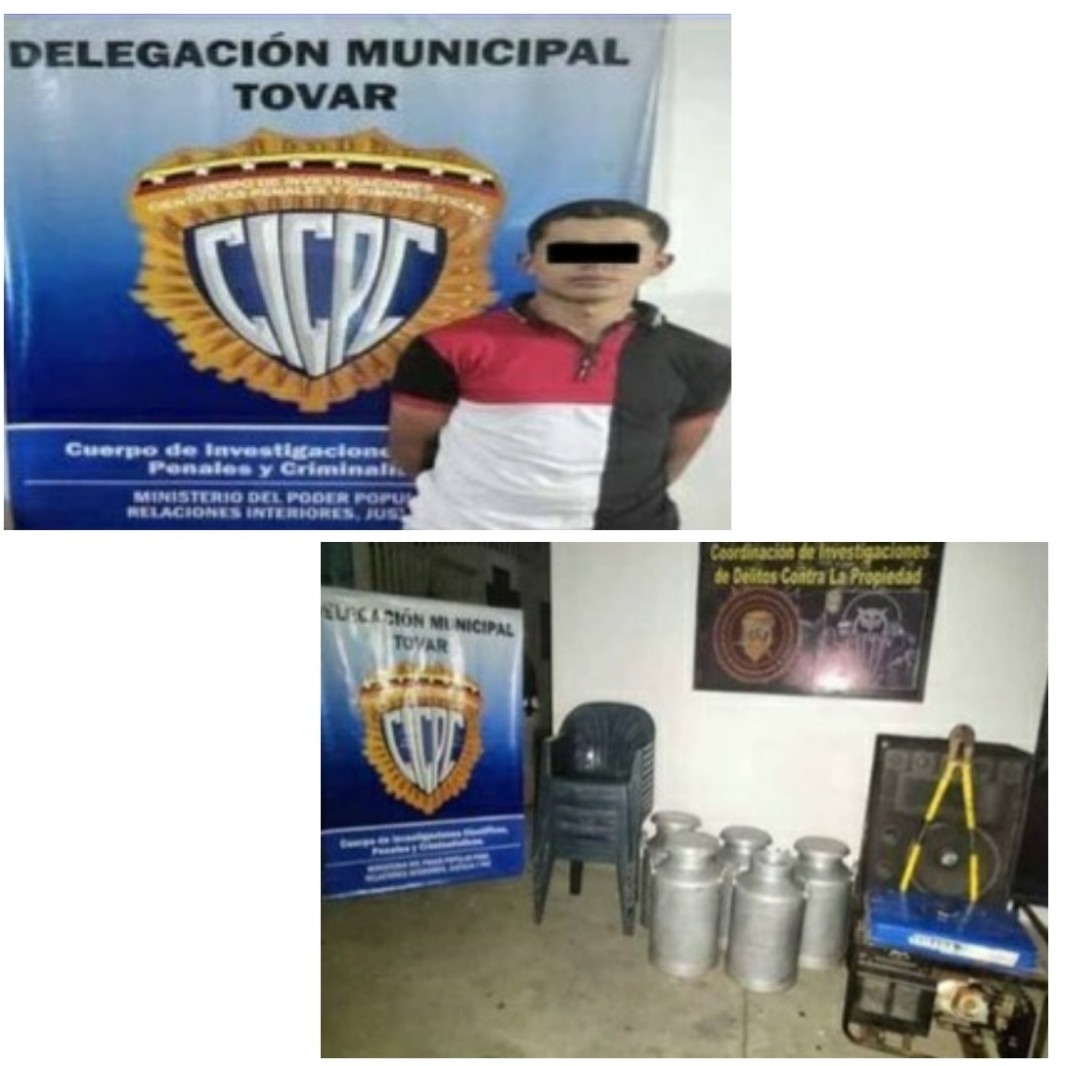 Diario Frontera, Frontera Digital,  CAPTURADO POR HURTO, BAILADORES, IGLESIA EVANGÉLICA, Sucesos, ,Cicpc capturó a hombre por hurto 
en iglesia evangélica de Bailadores
