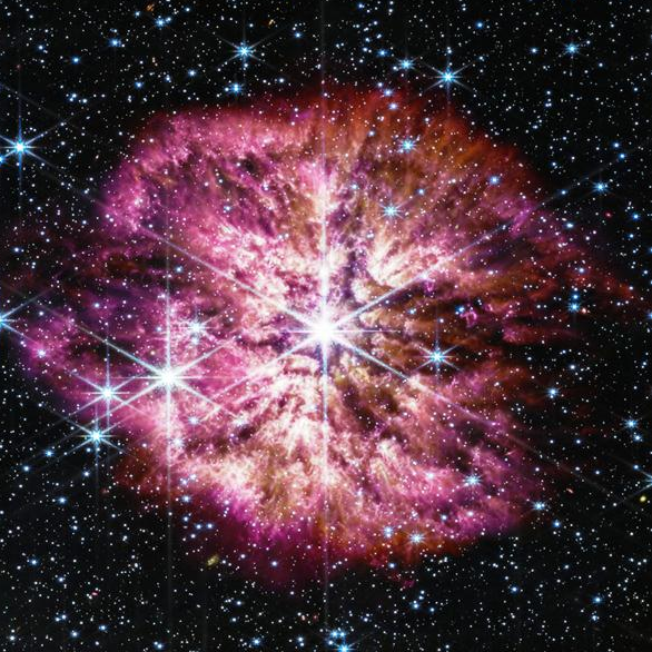 Diario Frontera, Frontera Digital,  NASA, SUPERNOVA, Tecnología, ,Webb capta una fase poco común antes de una supernova