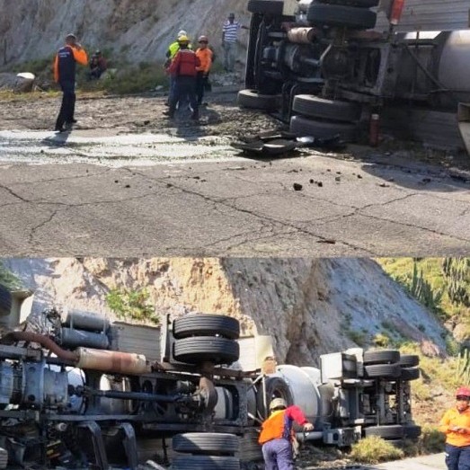 Diario Frontera, Frontera Digital,  VUELCO GANDOLA, GNB, LAGUNILLAS, PUENTE REAL, Sucesos, ,Dos lesionados en vuelco de gandola 
adscrita a la GNB en Lagunillas