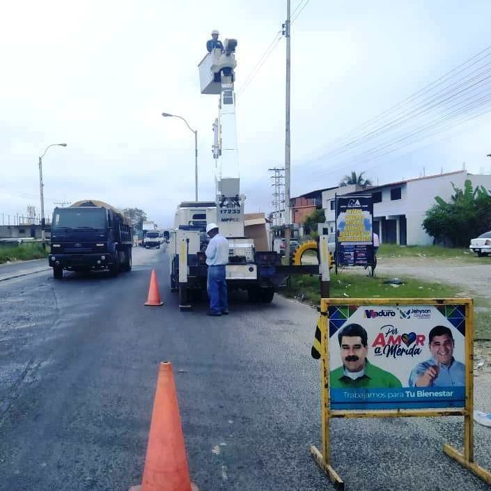 Diario Frontera, Frontera Digital,  GOBIERNO DE MÉRIDA, INSTALACIÒN DE LUMINARIAS, El Vigía Panamericana, ,En El Vigía Gobernación inició instalación de 200 luminarias