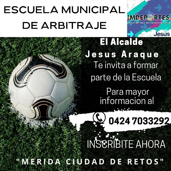 Diario Frontera, Frontera Digital,  Escuela Municipal de Arbitraje en Libertador, ALCALDE JESÚS ARAQUE, Deportes, ,Alcalde Jesús Araque promueve 
Escuela Municipal de Arbitraje en Libertador