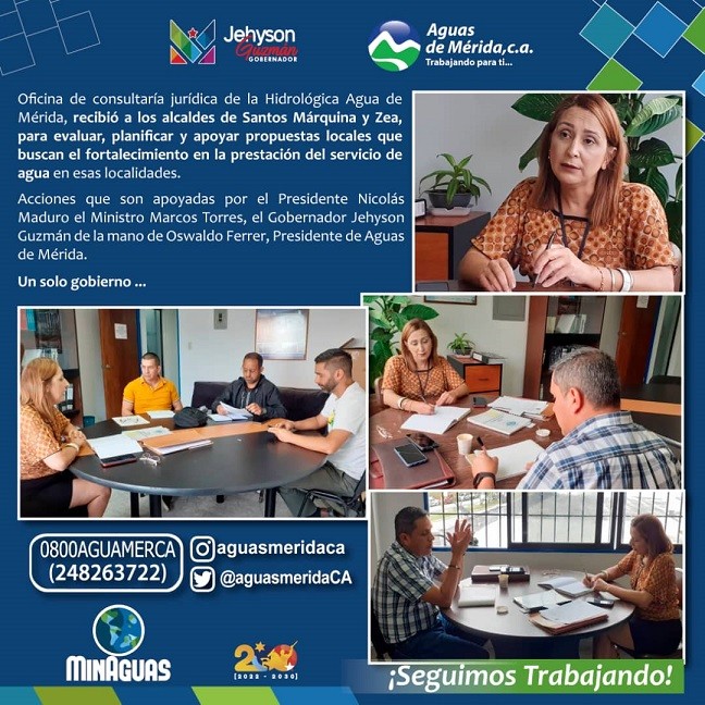 Diario Frontera, Frontera Digital,  Aguas de Mérida - Eje del Páramo, zea, Páramo, ,Se fortalece enlace Aguas de Mérida con municipios