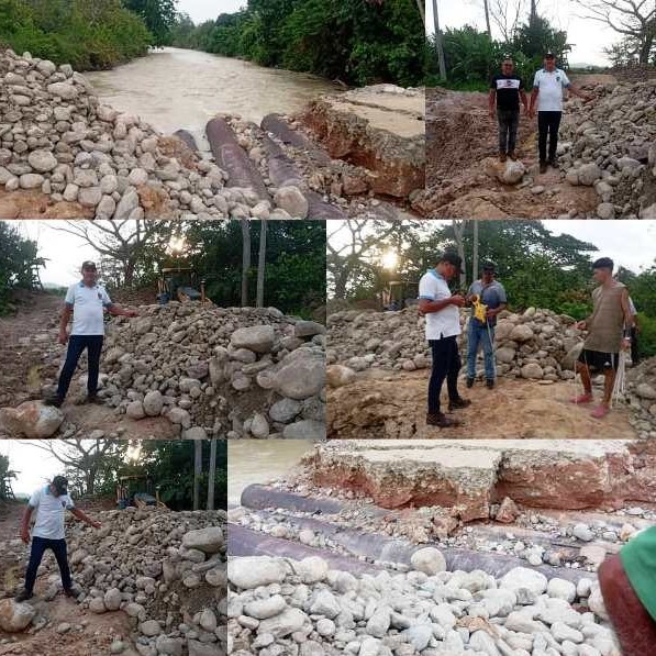 Diario Frontera, Frontera Digital,  PASO PROVISIONAL DE ONIA, ALCALDÍA DE ALBERTO ADRIANI, ESTADO MÉRIDA, El Vigía Panamericana, ,Alcaldía Alberto Adriani y productores de la zona 
reparan el paso provisional de Onia
